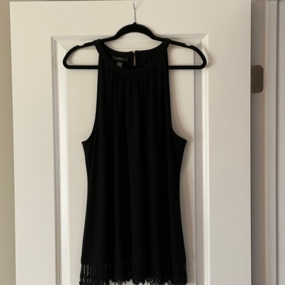Alfani XL black tunic sleeveless tunic